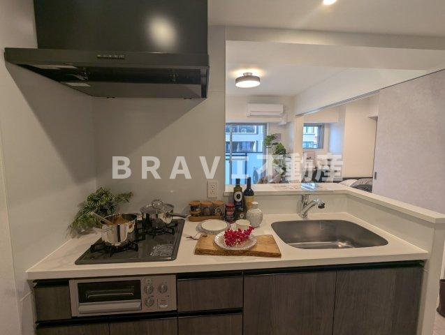 アーバネックス天満橋South BRAVI不動産のキッチン