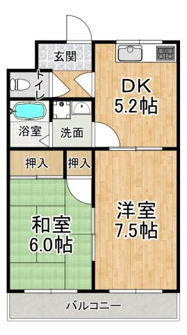 リバティビルの間取り|※間取りが現況と異なる場合は現況を優先します※