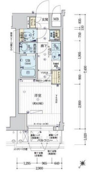 【間取り】 | ワールドアイ神戸WEST