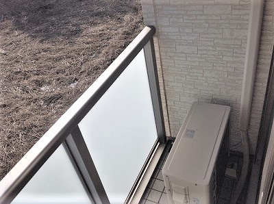 クレイノレンのバルコニー