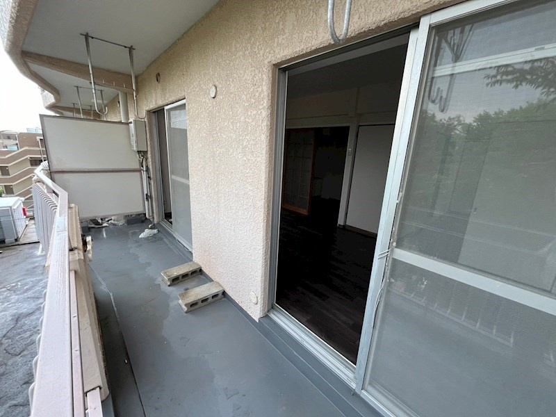 パークハイツ青谷のバルコニー