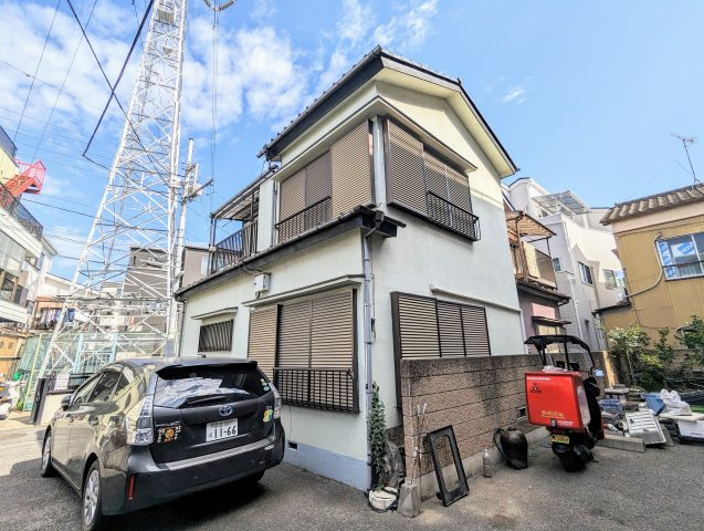 足立区関原１丁目の建築条件付売地の外観