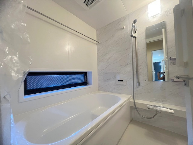 茅ヶ崎市南湖3丁目　新築戸建　2号棟の浴室|1日の疲れを癒す浴室スペース♪