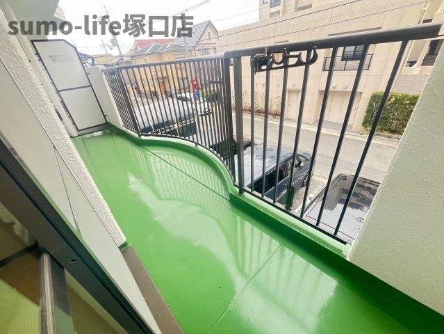 ローレルハイム塚口のバルコニー