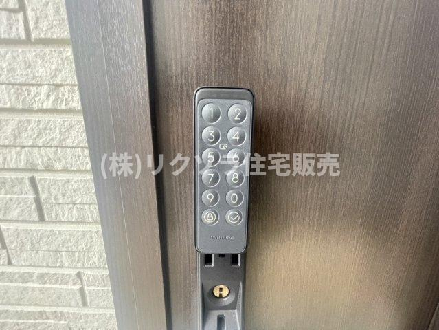 東香里園町　新築一戸建ての防犯設備|■物件内覧・資金計画相談・住宅ローン相談、リフォーム相談、お問合せ受付中■
※当日・翌日のご内覧、ご相談はお電話でのお問合せがスムーズです！