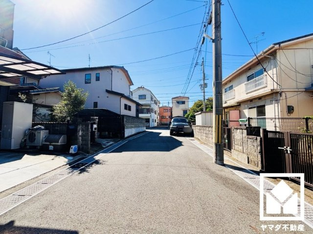 宇治市宇治池森の前面道路含む現地写真