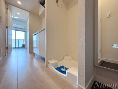 【設備】 | プレサンス名古屋幅下ファビュラス | 洗濯機置き場です