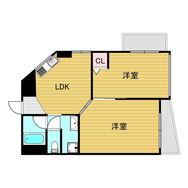 グリーンハイツ東三国の間取り