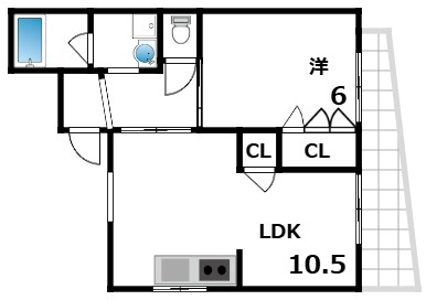 TMハイツ深江の間取り