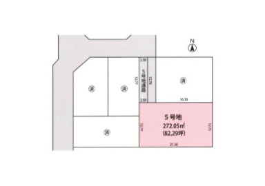 【区画図】 | 七日市　全５区画