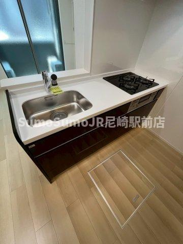 Ｄｒｅａｍ　Ｌｉｆｅのキッチン|コンパクトなキッチンで掃除もラクラク