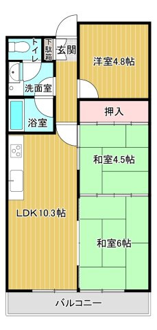 コスタデル明石の間取り