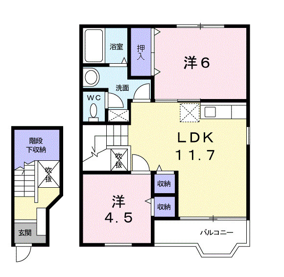 パークハイツいまいずみの間取り