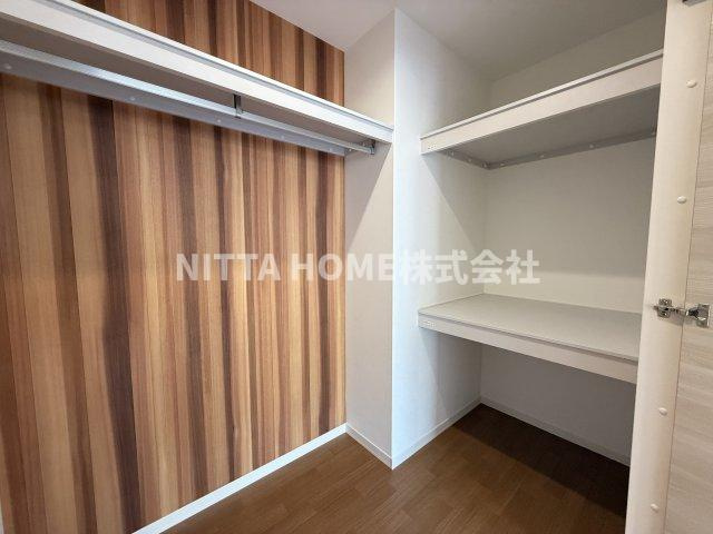 フレグランスタウン大槻Ｄの収納|大きなウォークインクローゼットがついています＊