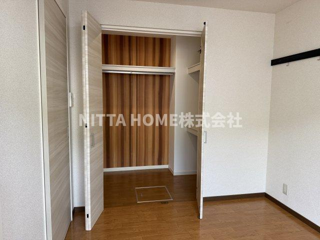 フレグランスタウン大槻Ｄの収納|ウォークインクローゼットがあって便利ですよ＊