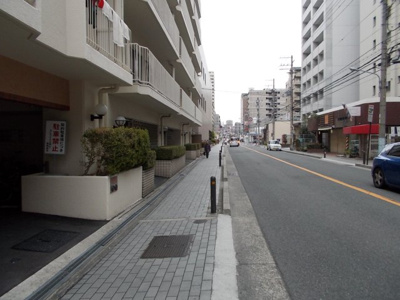 【周辺】 | ユニライフ江坂Ⅱ | 前面道路