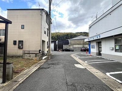 【前面道路含む現地写真】 | 山科区勧修寺柴山　売地