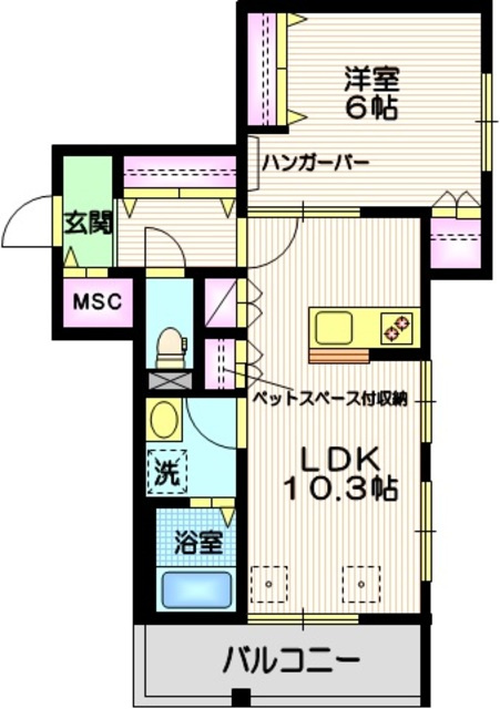 Ｌａ　Ｄｏｌｃｅ　Ｖｉｔａ　ラドルチェヴィータの間取り|★開放感のある間取り★