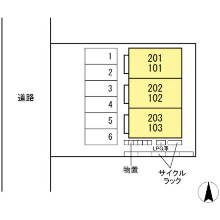 和 nagomiの区画図