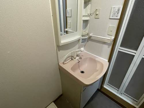 熊本市南区近見３丁目の賃貸マンションの独立洗面台