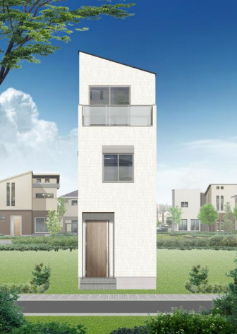 墨田区石原４丁目の新築戸建の外観