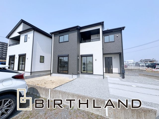 新築戸建   郡山市南2期　GRAFARE　全2棟の外観|【1号棟】完成物件なのでご案内可能です！
