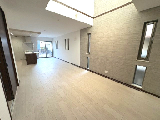 広島市南区堀越3丁目　新築一戸建ての居間・リビング