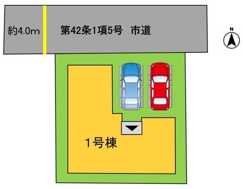 よかタウン　岡山市北区庭瀬【仲介手数料無料】の区画図