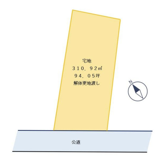 【土地図】 | 本庄市見福１丁目　売地　全1区画　