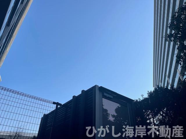ライオンズ茅ヶ崎ザ・アイランズ2街区の展望|専用庭からは開けた空が見渡せます。