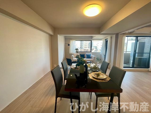 ライオンズマンション茅ヶ崎中央公園のダイニング|新規リフォーム完了！　16.7帖　LDK