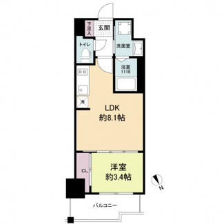 【間取り】 | ブランシエスタ河原町 | ★