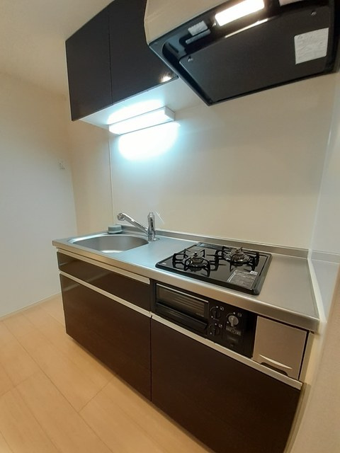 ホライゾン　アヴェニューのキッチン|コンパクトなキッチンで掃除もラクラク