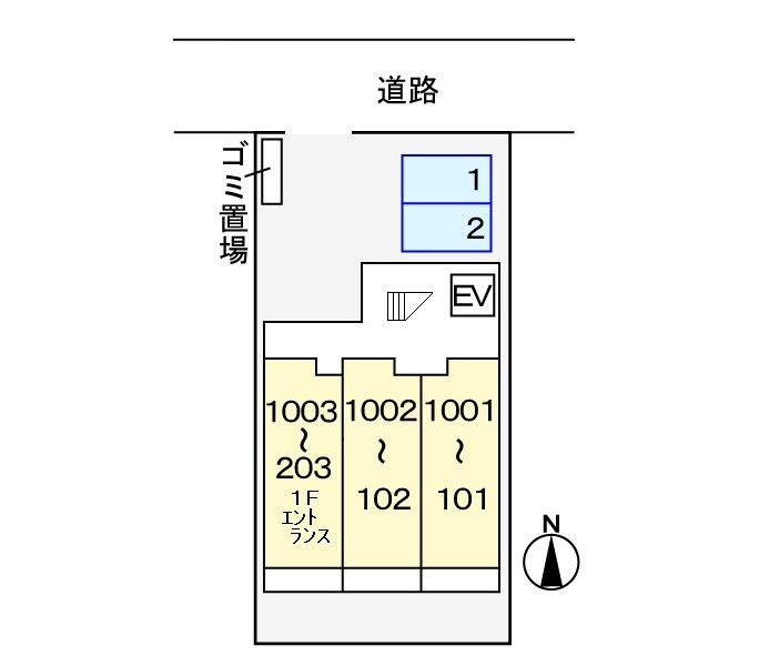 ホライゾン　アヴェニューの区画図