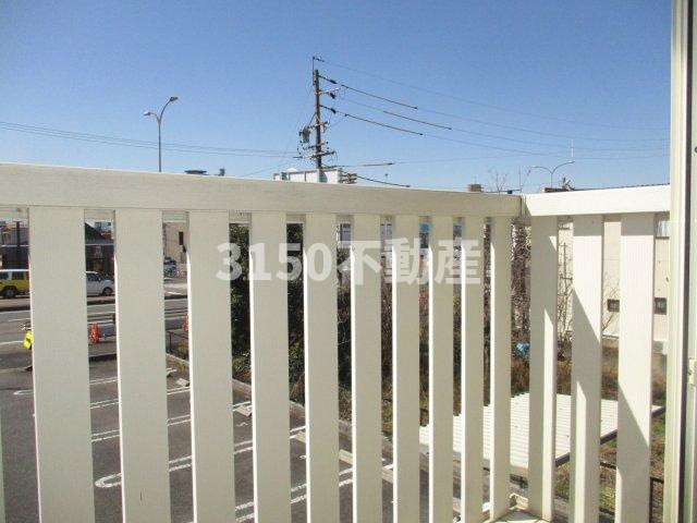 エルシオ宇佐南のバルコニー