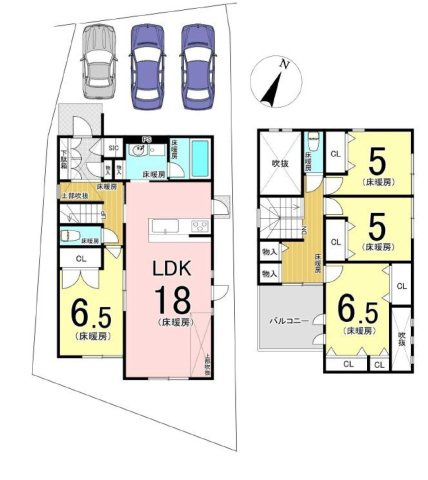 【間取り】 | 4LDKはリビングダイニングキッチンと4つの居室がある間取りで、大家族や二世帯住宅に最適。広々としたリビングで家族団らんを楽しみ、個室でプライベートな時間も確保でき、快適な生活を送ることができますよ。
