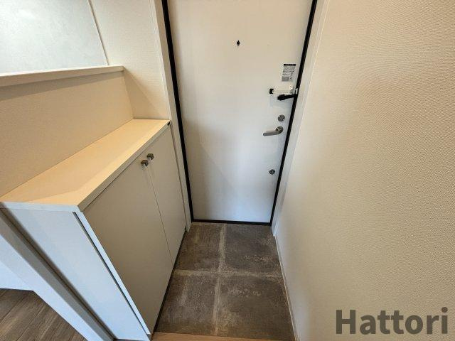 グロワール池田の玄関