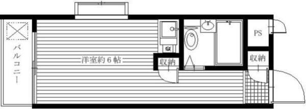 さいたま市浦和区本太２丁目の賃貸マンションの間取り