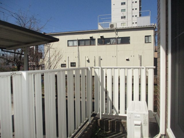 エルシオ宇佐南のバルコニー