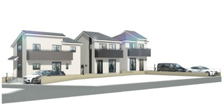 【外観パース】 | 本パースは、イメージ図につき、風景、建物、植栽などについては施工後の現物との差異が生じます
つきまして本パースによって生じたいかなる損害については一切責任を負いません