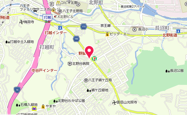 祝　成約済み　八王子市　絹ケ丘　新築戸建ての地図|～仲介手数料無料☆八王子ひなた不動産～八王子市絹ケ丘　新築戸建て

