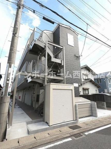 市川市本行徳のアパートの外観