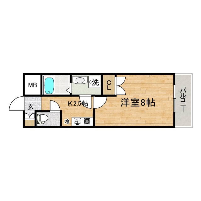 OHG長岡天神ビルの間取り