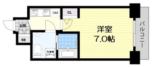 【間取り】 | アドバンス心斎橋ラシュレ