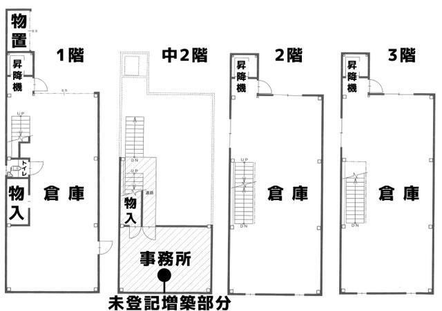 西区上名古屋４丁目貸倉庫（一棟貸）