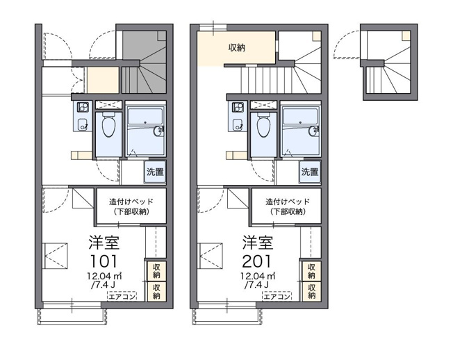 【間取り】 | レオパレスやなぎ荘