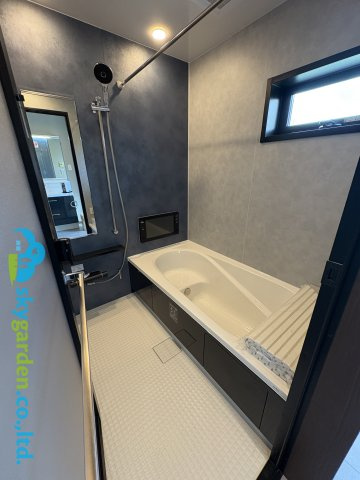 鎌倉市七里ガ浜２丁目２期　新築戸建　全1棟1号棟の浴室|日々の疲れを癒すお風呂付です