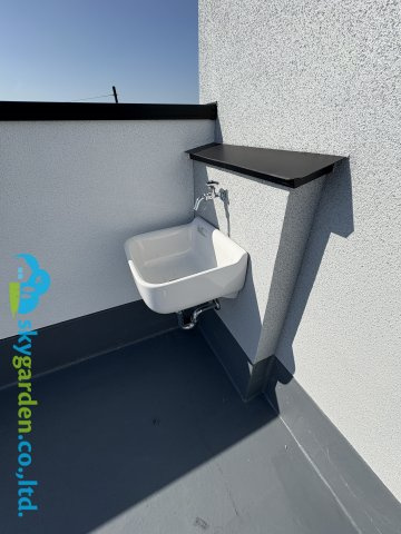 鎌倉市七里ガ浜２丁目２期　新築戸建　全1棟1号棟のその他|屋上の水栓