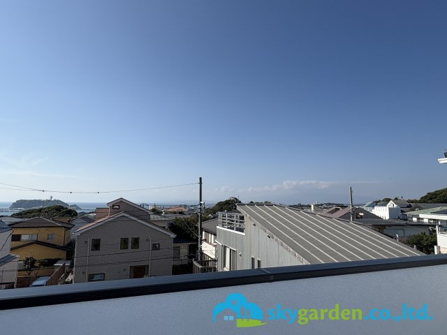 鎌倉市七里ガ浜２丁目２期　新築戸建　全1棟1号棟の展望|天候により富士山・伊豆・大山・相模湾を望む