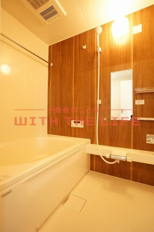 アシスト久留米西町【10,000円キャッシュバック対象物件の浴室|落ち着いた空間のお風呂です